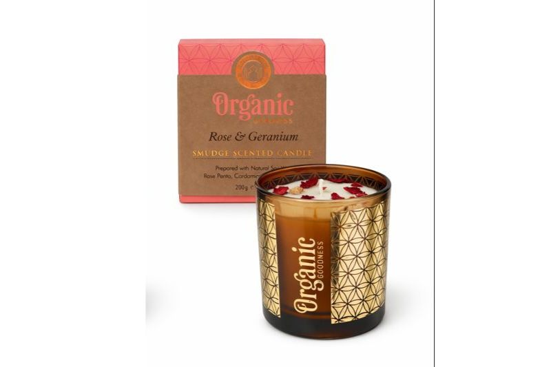 Candela Rose & Geranium - Armonia e Dolcezza