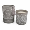 Candela White Sage & Quarzo Lalino - Purificazione e Chiarezza