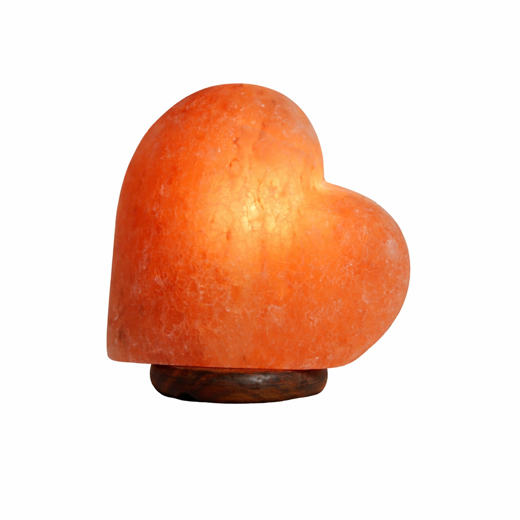 Lampada in Sale dell’Himalaya a Cuore | Dolcezza & Luce del Cuore