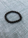 Bracciale in Agata Nera / Promuove L'Introspezione e Dona Sicurezza