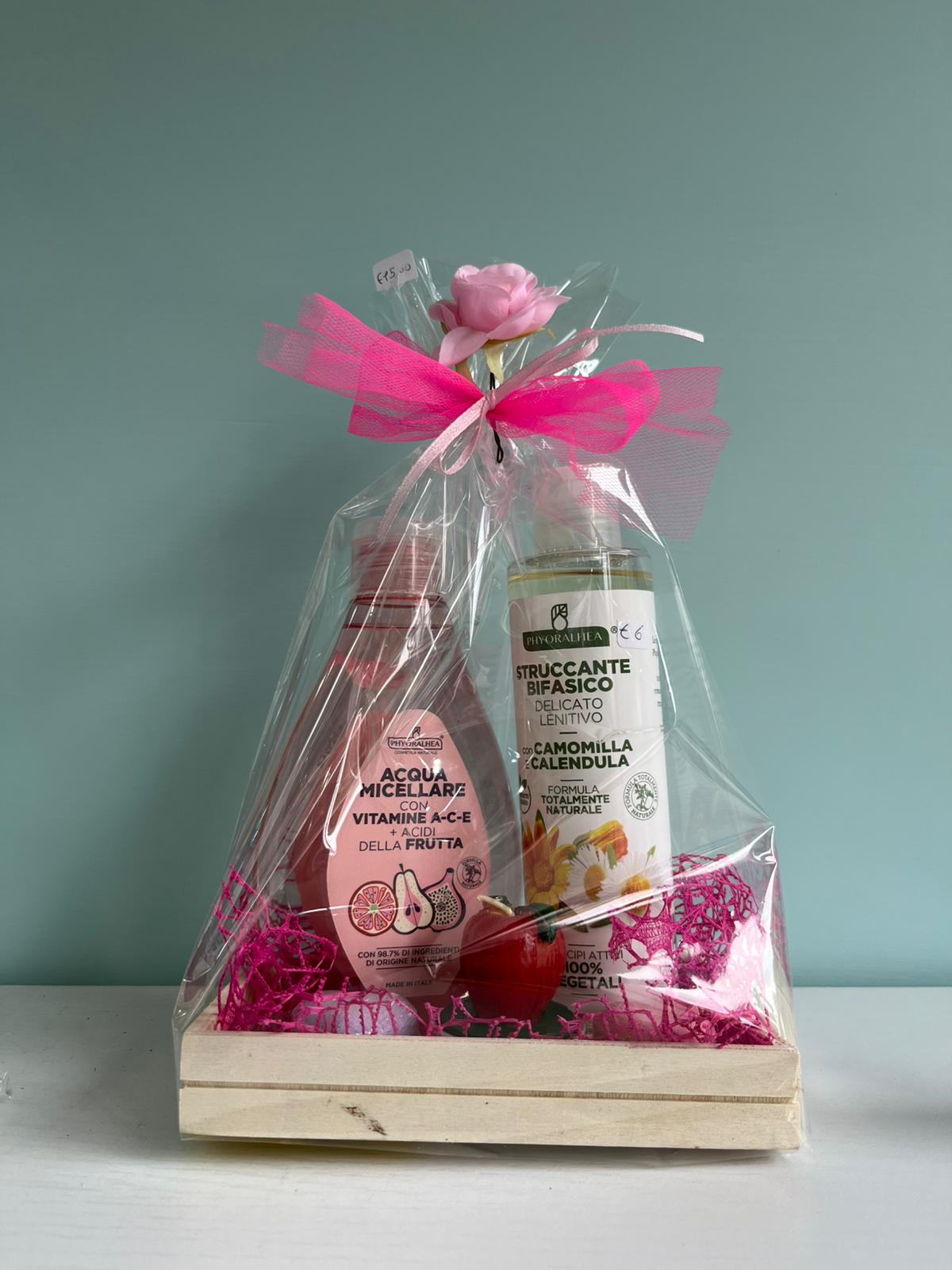 Kit Benessere "Risveglio della Pelle" - Cesto Regalo Naturale Viso & Relax