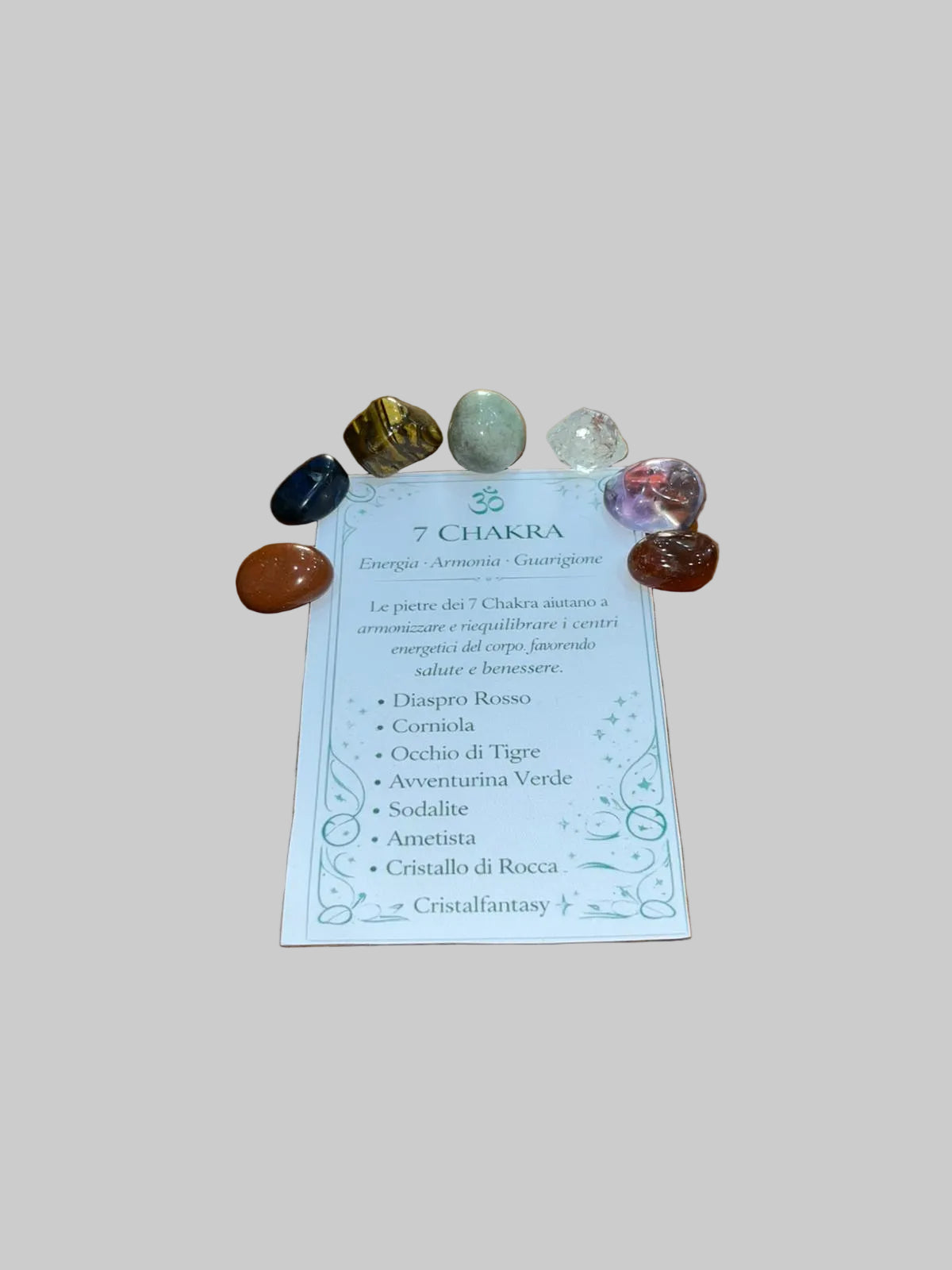 Kit 7 Chakra "Equilibrio Totale" - Set di 7 Cristalli per Armonia e Benessere