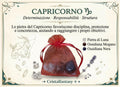 Kit Cristalli Segno Zodiacale Capricorno - Pietra di Luna, Ossidiana Mogano, Ossidiana Nera