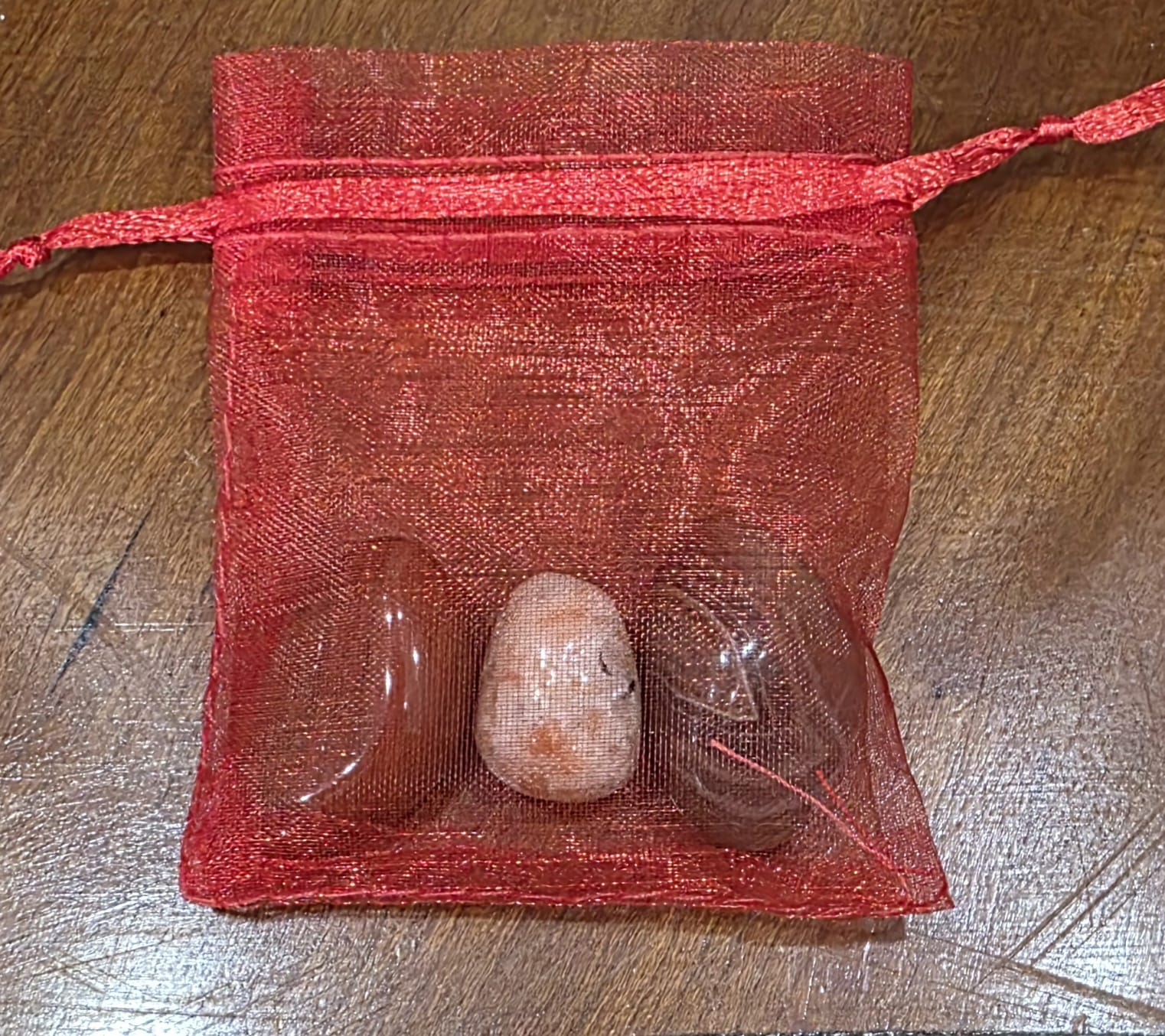 Kit Cristalli Segno Zodiacale Ariete - Diaspro Rosso, Pietra del Sole, Corniola