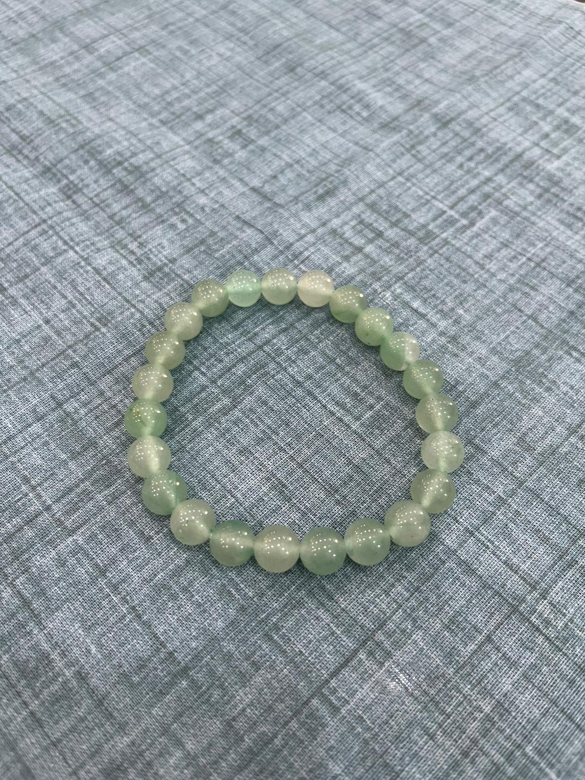 Bracciale in Avventurina verde / Recettività Intellettuale e Creatività