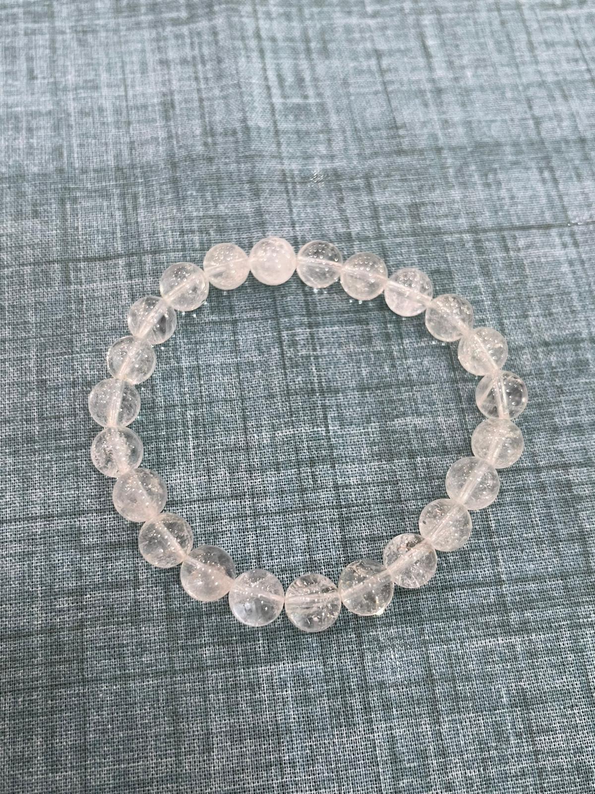 Bracciale in Cristallo di Rocca / Conduttore di Energia e Positività