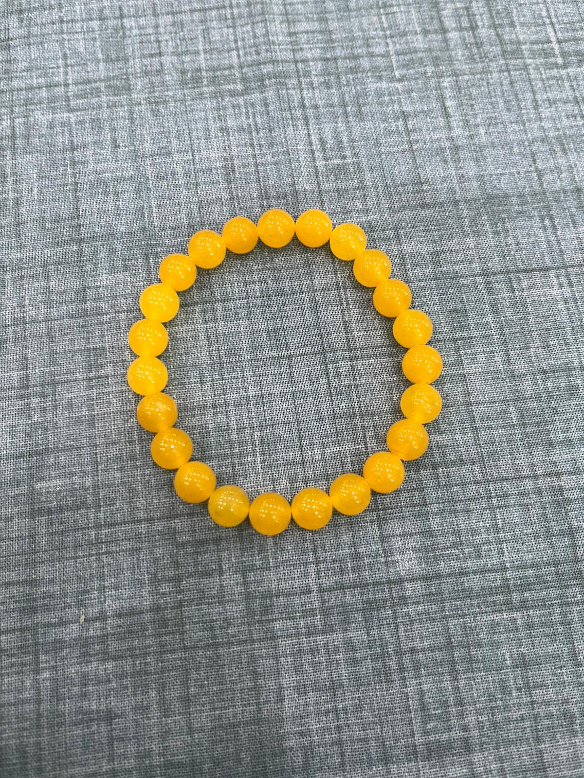Bracciale in Diaspro Giallo / Tenacia e Autodisciplina